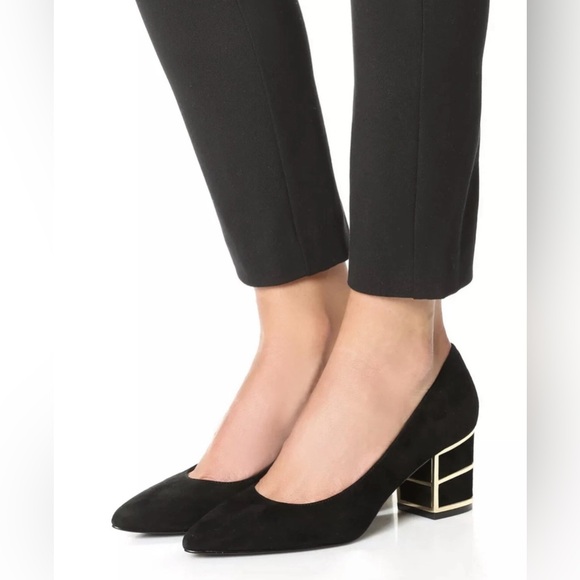 Steven By Steve Madden  elegant classic women’s Black Block Heels size 8.5 - Picture 2 of 16